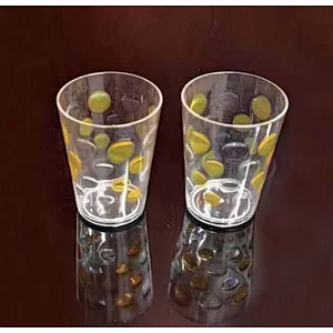 PLASTIC DISPOSABLE CLEAR GLASS