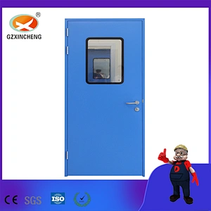 Puerta de sala limpia modular estándar de aluminio de China GMP