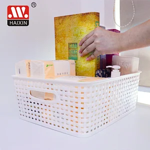PP rectangular 10L basket multipurpose use plastic hollow basket