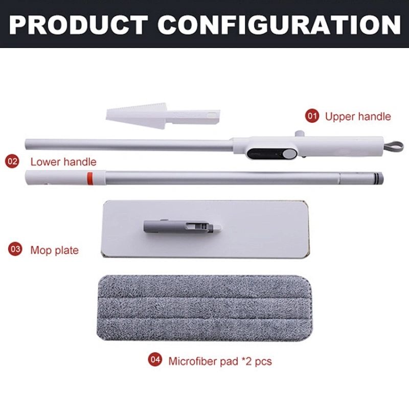 TOPOTO New Design Made in China Lazy Cleaning Microfiber Spray Mop, Lazy Healthy Water Aluminum Spray Mop