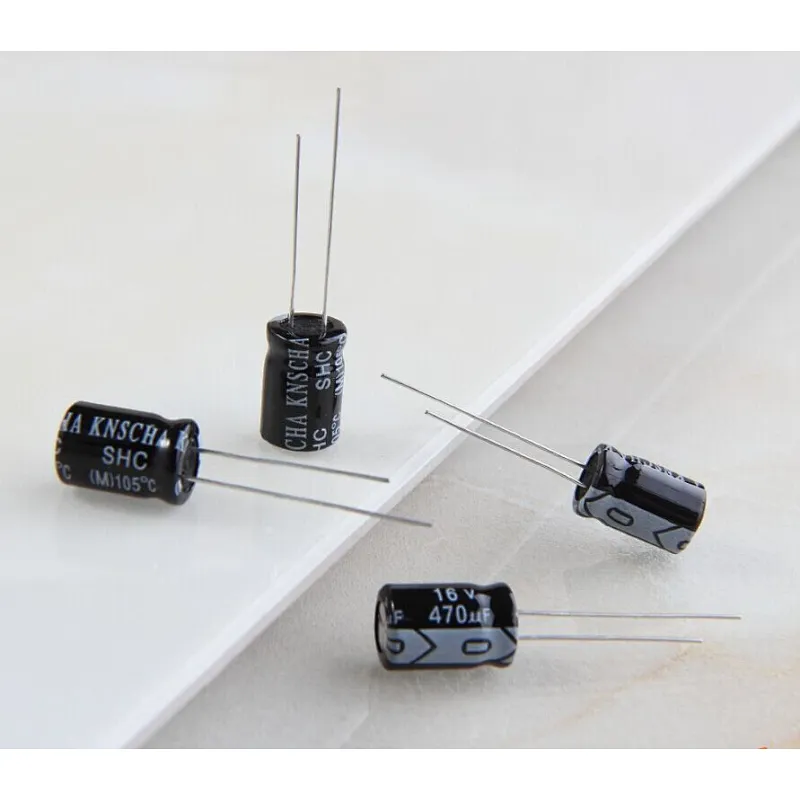 KNSCHA Aluminum Electrolytic Capacitor Radial Lead Type SHC 470UF 16V 5000H