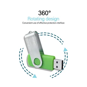 High Speed Indestructible USB Flash Drive 360 Rotate USB 2.0 Flash Drive Compact USB Stick For Students Office Worker