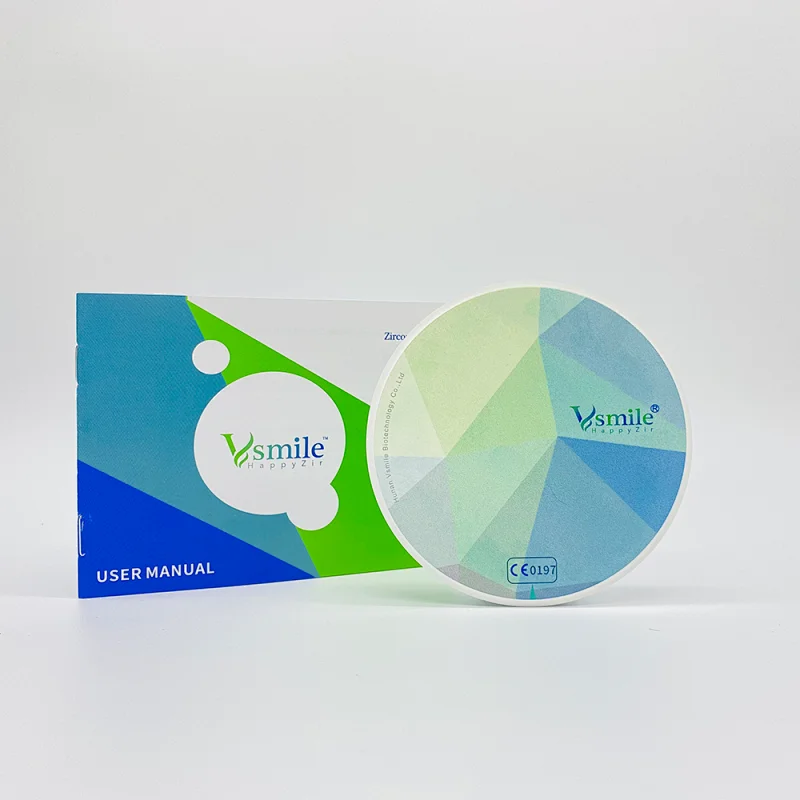 HappyZir 98mm/95mm/71mm UT Ultra Translucency Pre-shaded utral-high Zirconia Disc