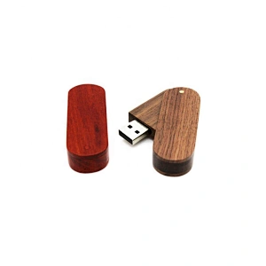 Ready Stock China Customized Wooden Memory Stick High Speed And Capacity Rotate Flash Drive