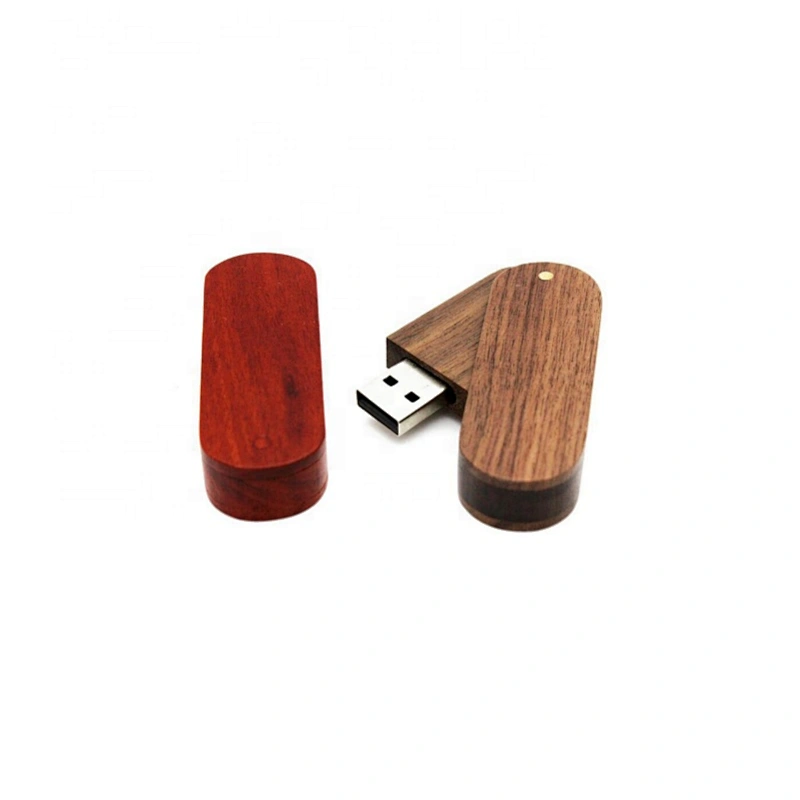 Ready Stock China Customized Wooden Memory Stick High Speed And Capacity Rotate Flash Drive