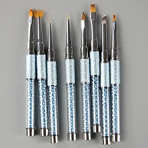 Nail Brush Set (8Pcs/Set)