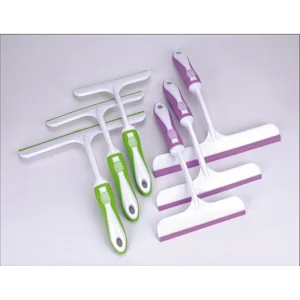 PLASTIC WINDOW WIPER WITH SOFT GRIP