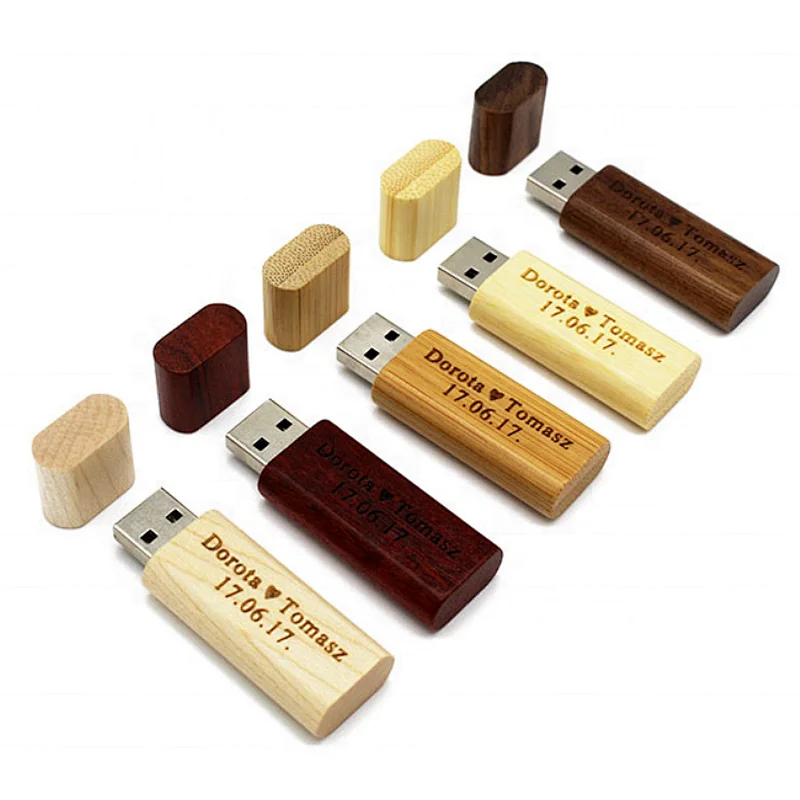 Custom Wooden USB Stick High Speed USB Stick 2.0 Interface USB Flash Drive
