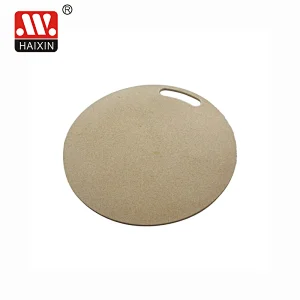 chopping board round shape with handle wheat fiber material
