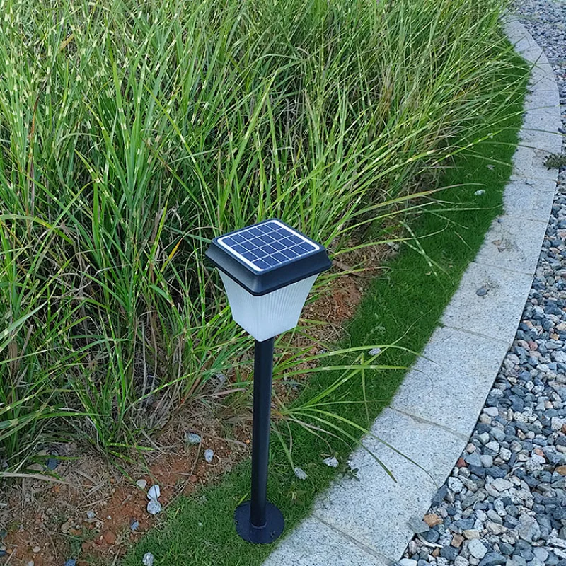 26-inch Square Solar Pathway Lawn Light 200 Lumens High Bright Solar Powered Landscape Lights For Lawn, Pathway