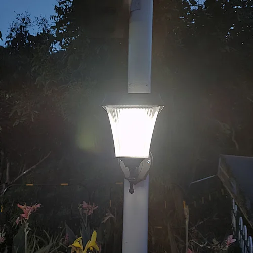 Fane Solar Wall Lights Outdoor Wall Sconce Fence Lighting for Patio Front Door Yard Deck Stair Led Forest Decorative Lamps, IP65 Waterproof
