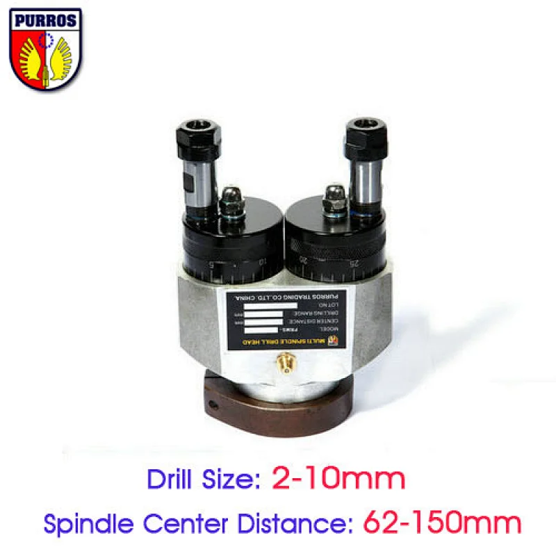 Adjustable Two Spindle Heads
