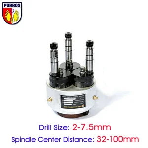 Adjustable Three Spindle Heads