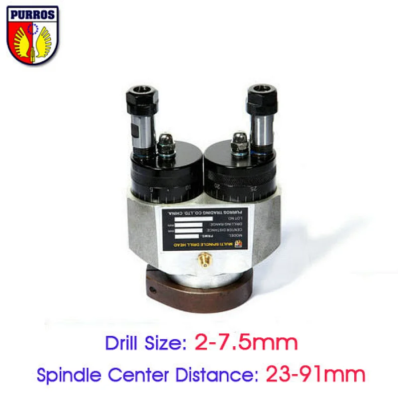 Adjustable Two Spindle Heads