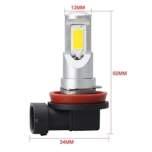 SANYOU LED inspection H8 H11 H16 fog lamp 10W * 2 800LM * 2 DC9V-16V yellow color temperature 3000K