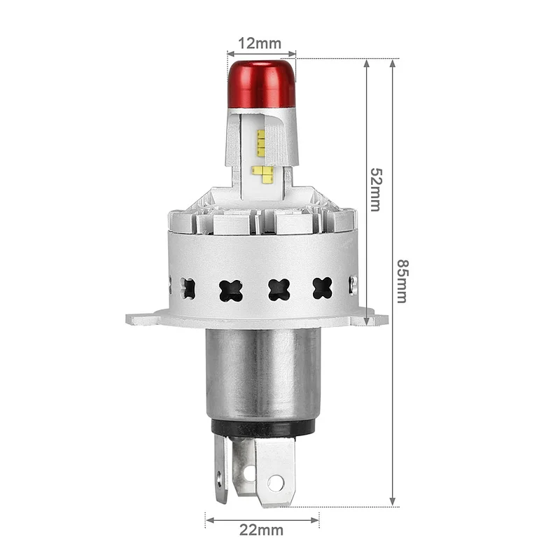 SANYOU latest model H4 led headlight Hi / Lo decoder type new vehicle inspection compatible 12000LM (6000LM * 2) 25W cordless design Introducing amazing genuine halogen size PHILIPS ZES chip High quality DC9-32V IP68 waterproof Long life White 6500K