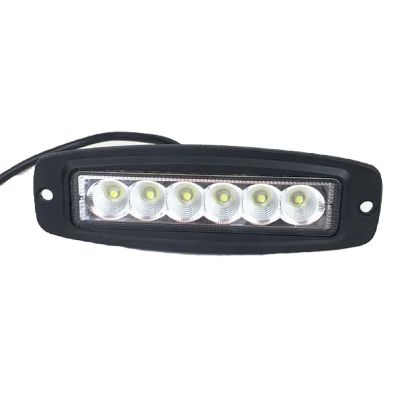 Flush Mount LED Work Light Bar 6 Inch 18W
