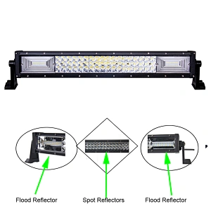 Trip-Row LED Light Bar