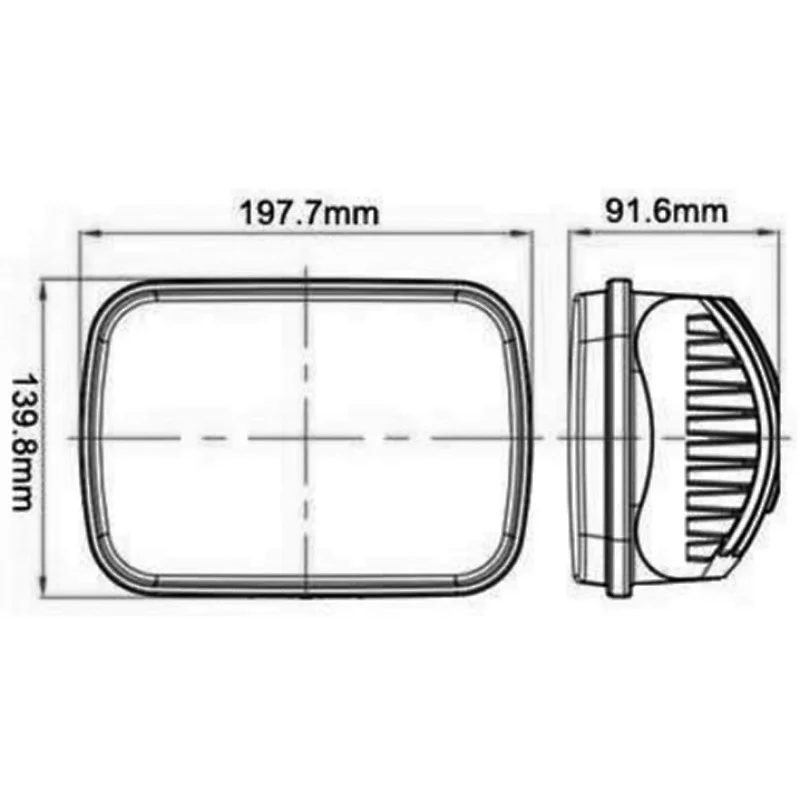 Truck LED Working Light 60W 7 Inch