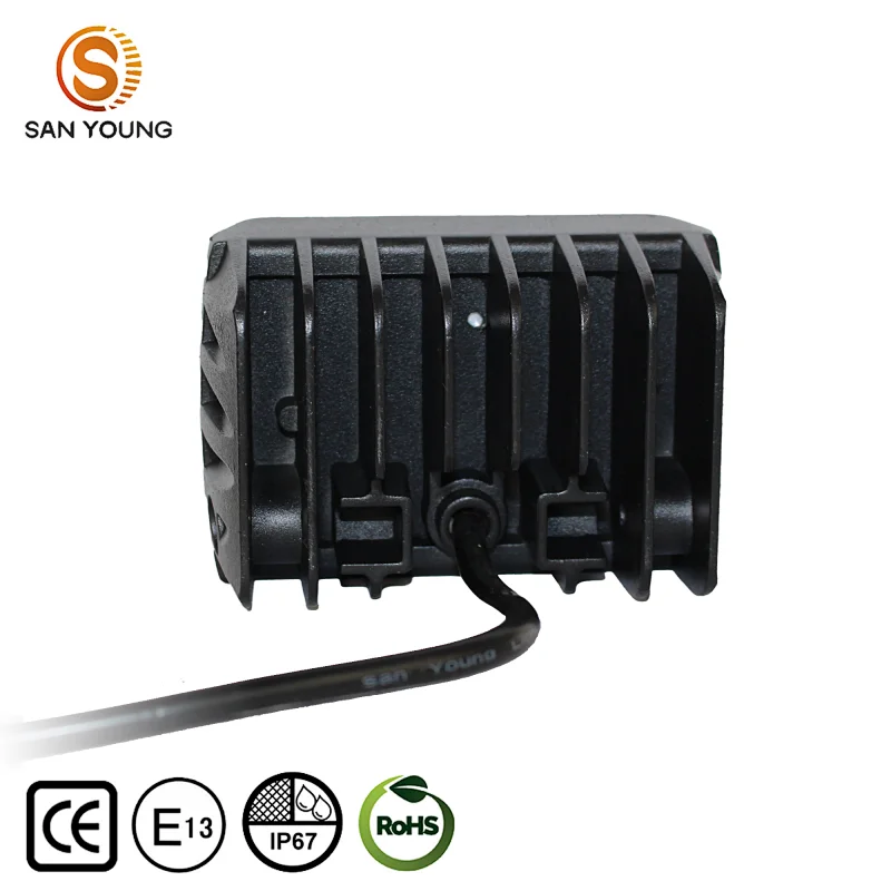 2021 New Design 4 inch Side Shooter Beam 120W LED work light Off-road driving light for trucks motorcycle faro led spotlights