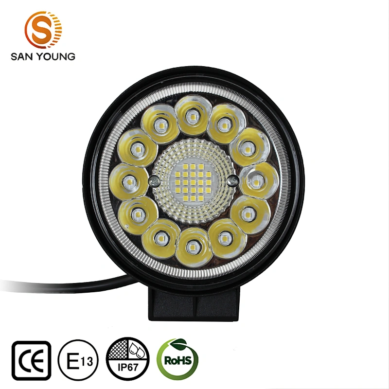 99w Round trucks work lamp 4 inch combo beam led work light with 12V 24V led pod light 4x4
