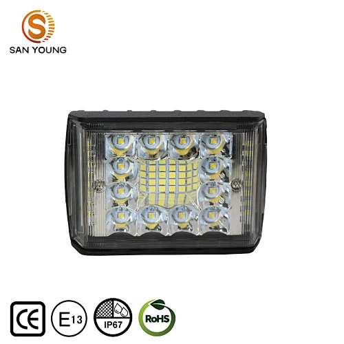 2021 New Design 4 inch Side Shooter Beam 120W LED work light Off-road driving light for trucks motorcycle faro led spotlights