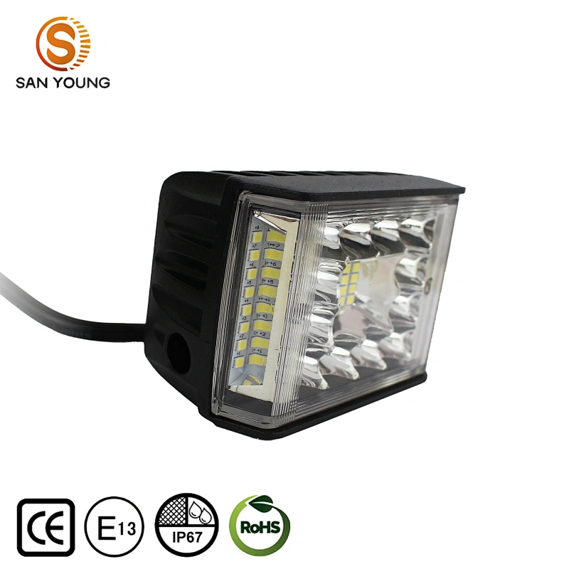 2021 New Design 4 inch Side Shooter Beam 120W LED work light Off-road driving light for trucks motorcycle faro led spotlights