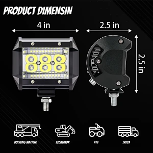 New Truck 4X4 offroad car 78 watt led work light spot led light bar