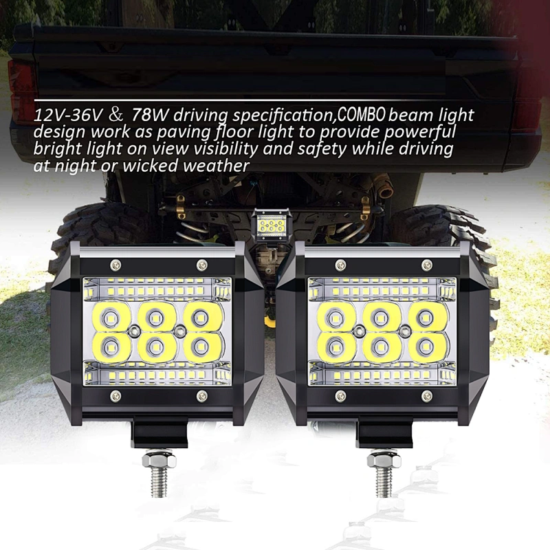 New Truck 4X4 offroad car 78 watt led work light spot led light bar