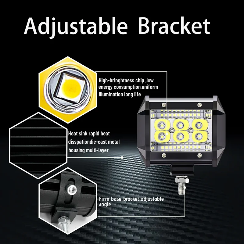 New Truck 4X4 offroad car 78 watt led work light spot led light bar