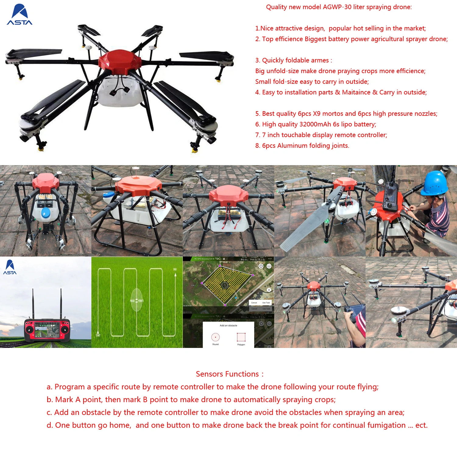 30kg agriculture drone