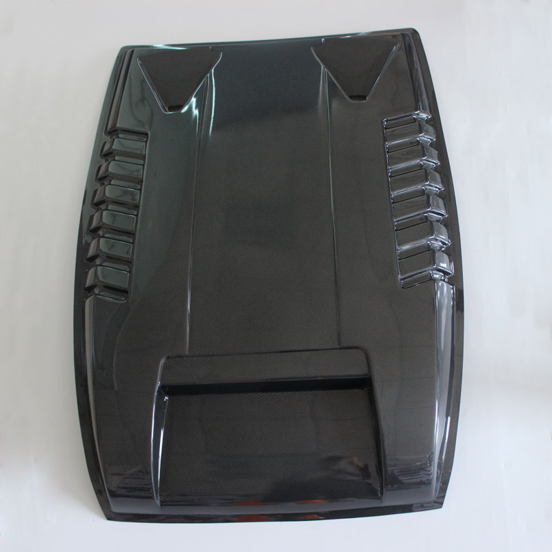 FORD RANGER T6 2012 BONNET SCOOPS COVER CARBON FIBER