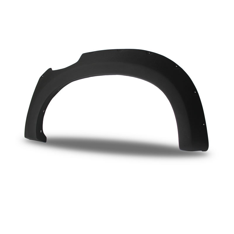 D-MAX 2012 TEXTURED MATTE BLACK FENDER FLARE MODIFIED DESIGN