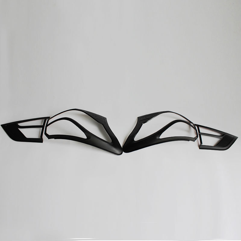 FOR ISUZU MUX 2014 MATTE BLACK TAIL LIGHT COVER