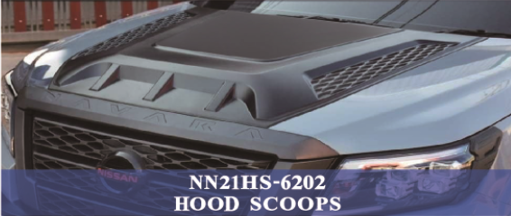 NAVARA 21 BONNET SCOOPS COVER