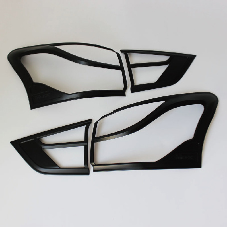 FOR ISUZU MUX 2014 MATTE BLACK TAIL LIGHT COVER