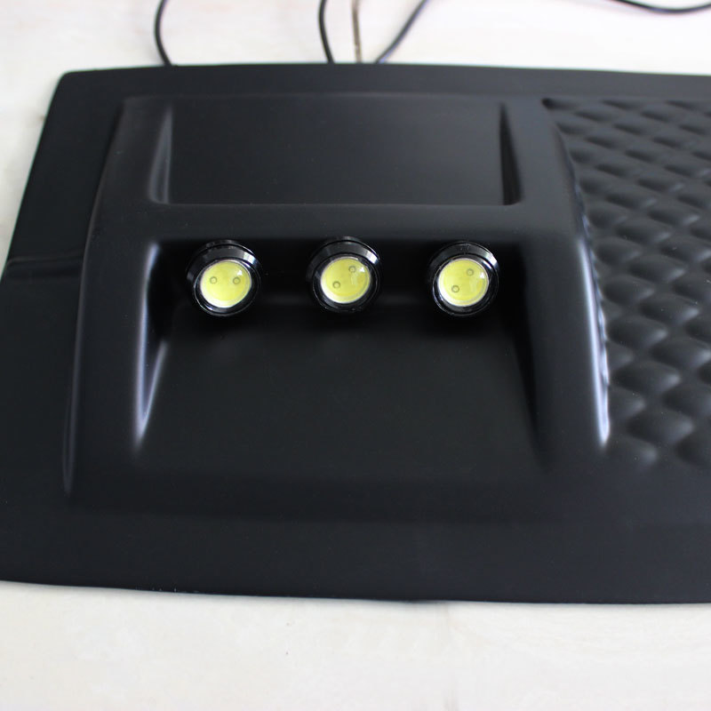 Matte Black Hilux Rocco 2015 FRONT ROOF COVER WITH LED