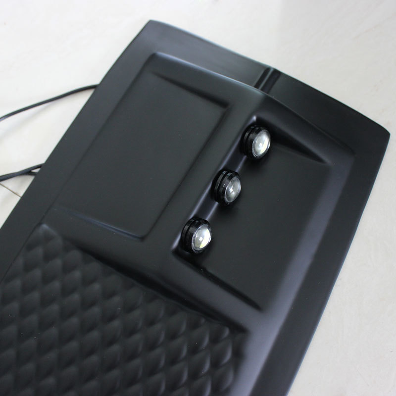 Matte Black Hilux Rocco 2015 FRONT ROOF COVER WITH LED