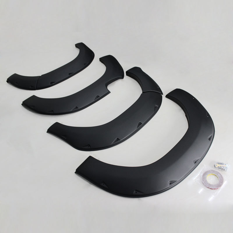 FOR HILUX REVO 2015  MATTE BLACK MODIFIED FENDER FLARE