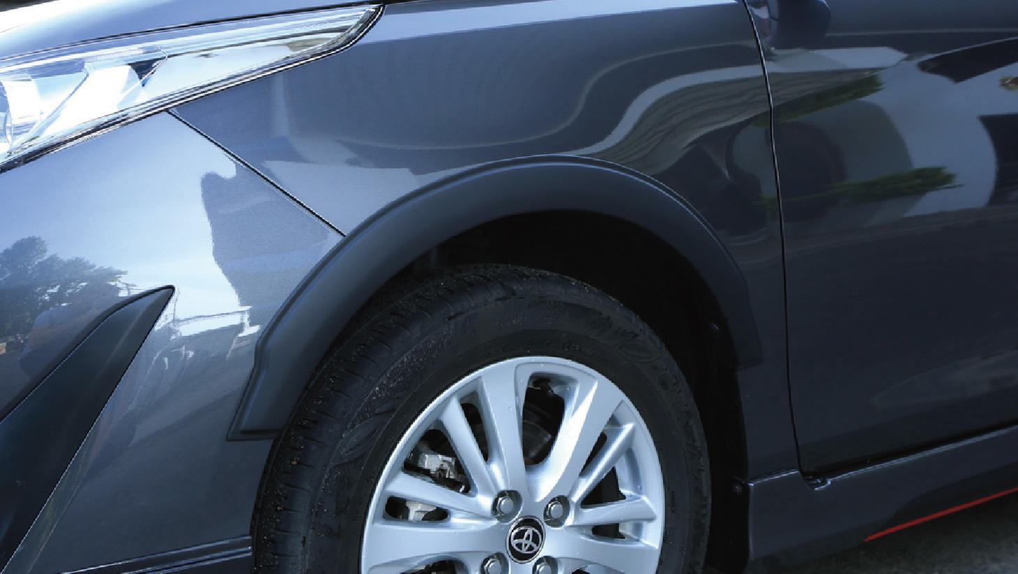 YARIS ATIV SEDAN/VIOS 19 FENDER FLARE OEM DESIGN