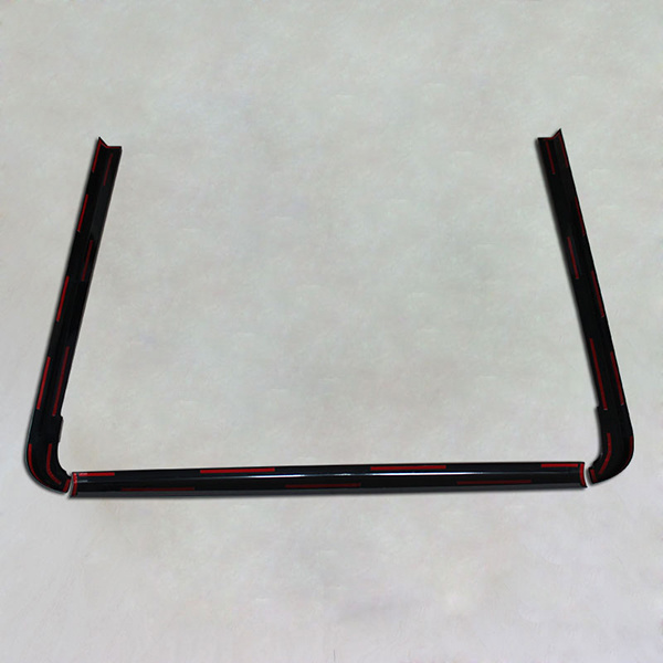 FOR VW AMAROK 2009 MATTE BLACK BED RAIL CAPS