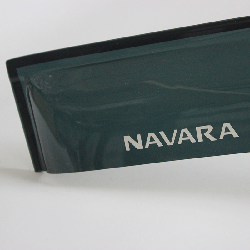 NAVARA NP300 2014-2021 BLACK DOOR VISOR
