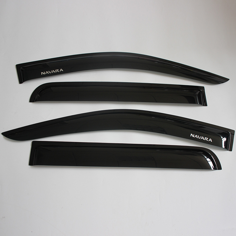 NAVARA NP300 2014-2021 BLACK DOOR VISOR