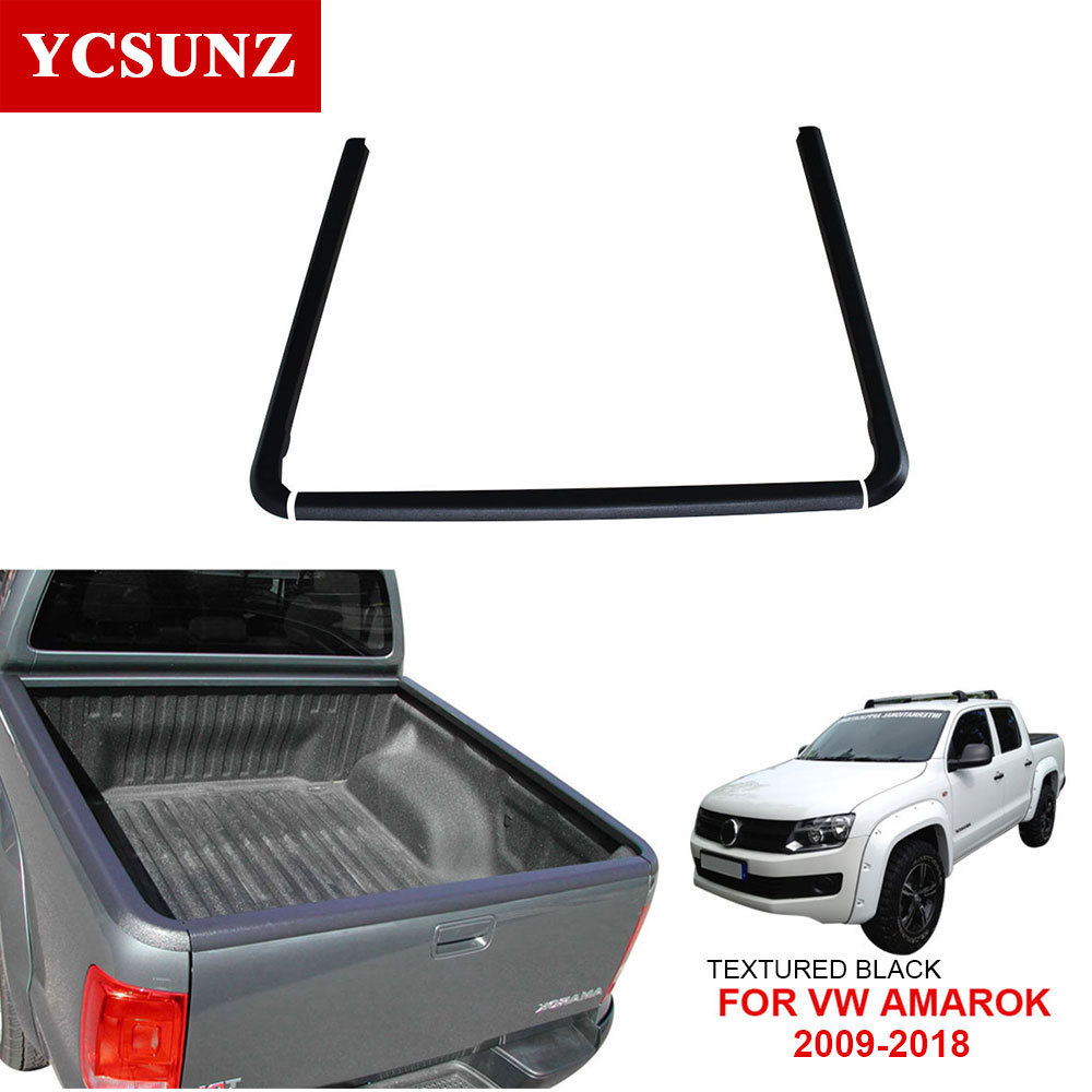 FOR VW AMAROK 2009 MATTE BLACK BED RAIL CAPS