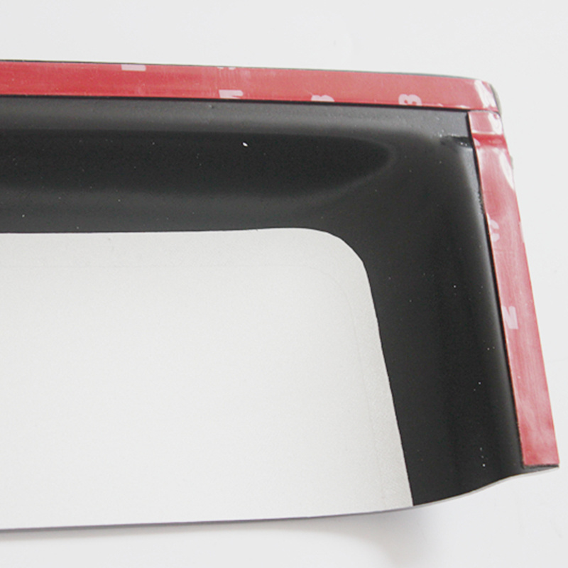 NAVARA NP300 2014-2021 BLACK AND SILVER DOOR VISOR