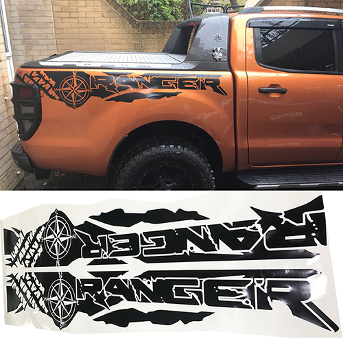 2012-2020 RANGER PICKUP BOX BED STICKER VINYL GRAPHIC