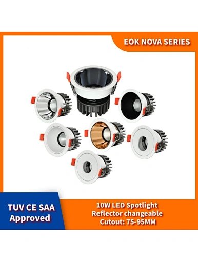 nova series led,led spotlight series,led spotlight mr16 series,series spotlight,spotlight series, changeable reflector