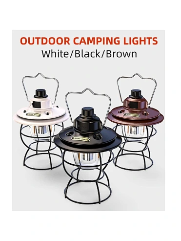 Rechargeable LED camping light