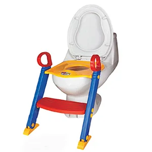 Baby Toddler Training Toilet Seat Safety Potty Step Ladder Loo Trainer System New 474777