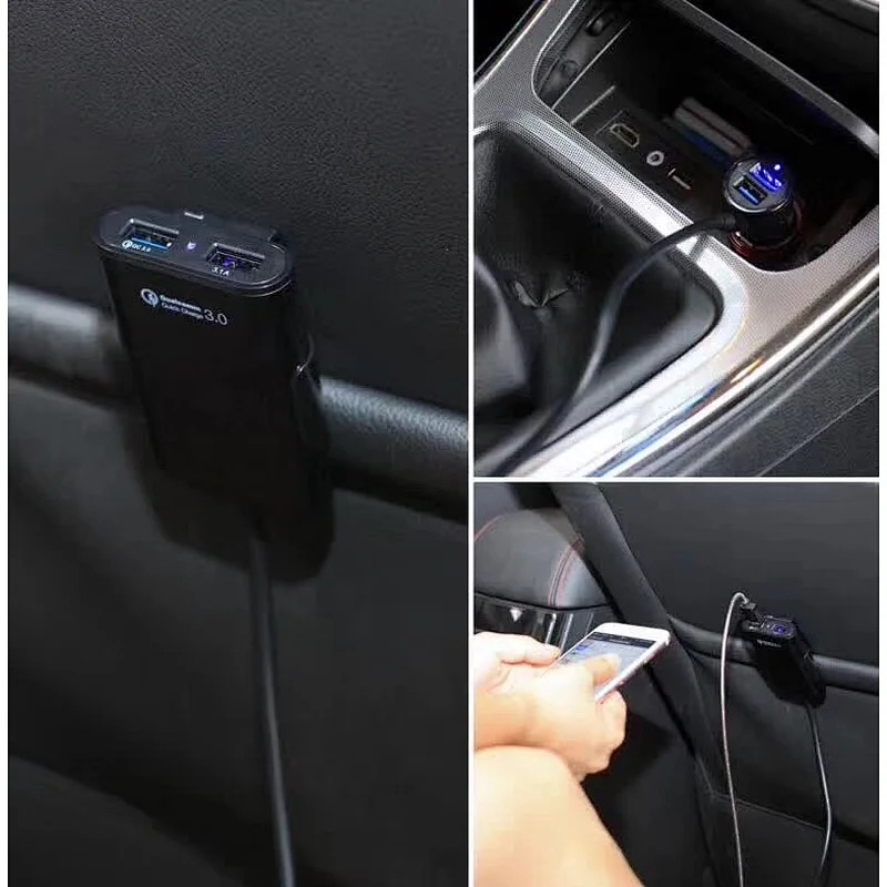 Car Charger USB Cigarette Lighter Adapter Quick Charge Dual USB 185871